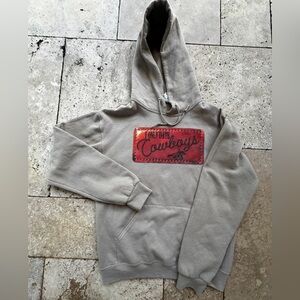 I Only Date Cowboys Hoodie Cream Small